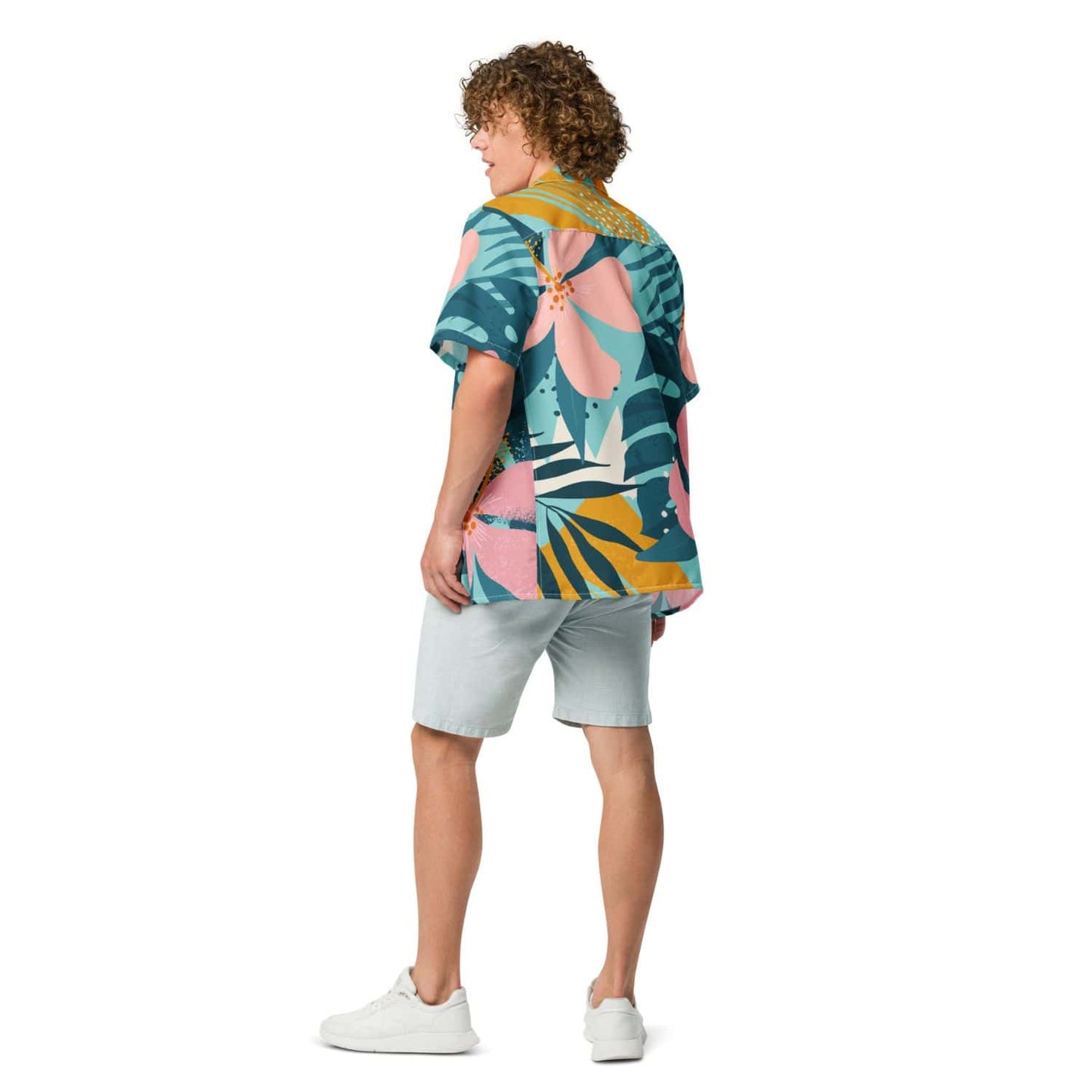 Allover Herren Oversize-Hemd HB7140 mehrfarbig