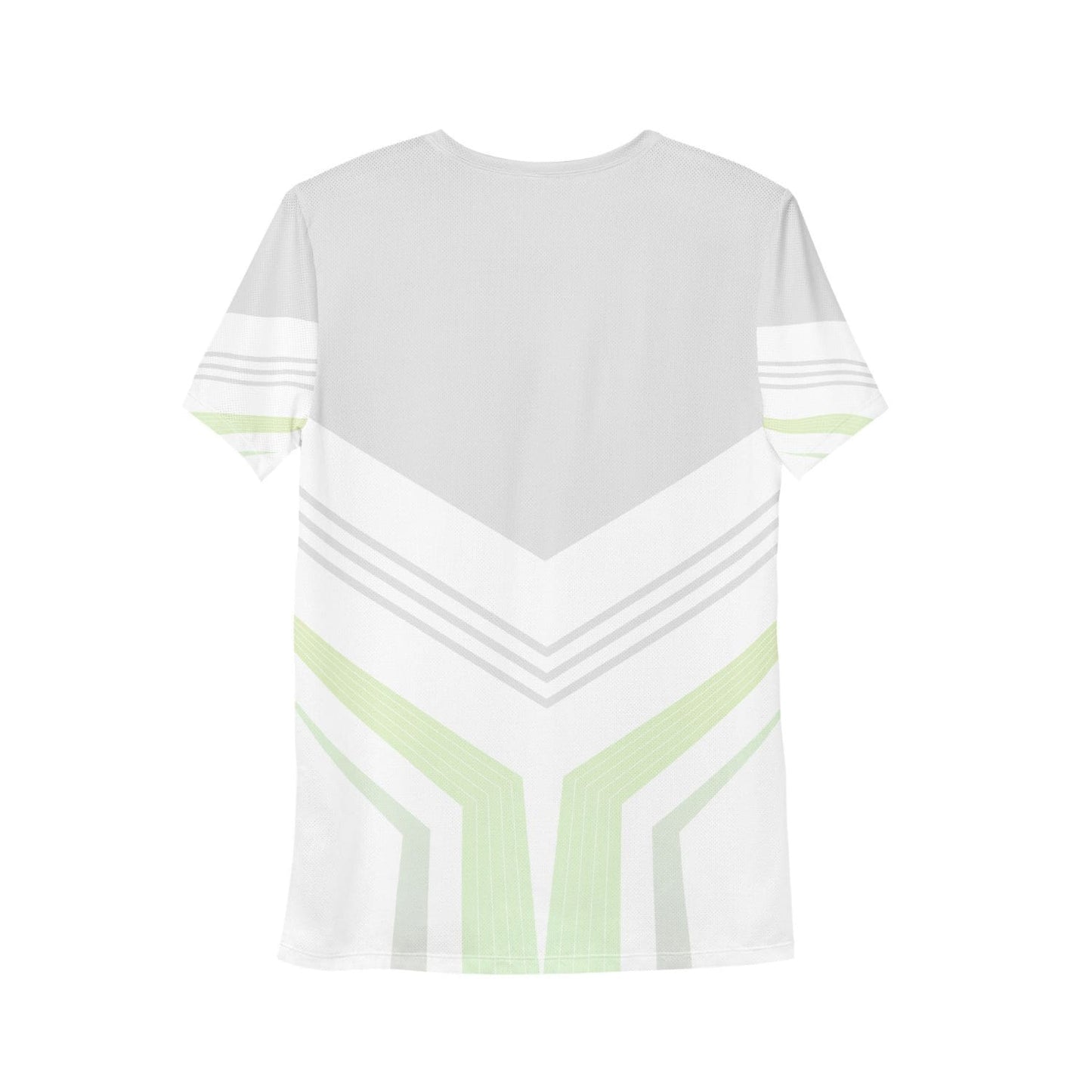 Allover Herren Sport-T-Shirt HB5097 weiss grau light green