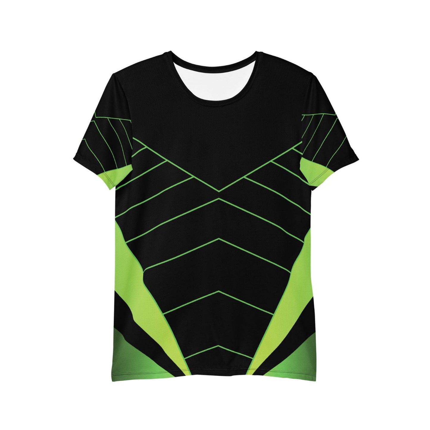 Allover Herren Sport-T-Shirt HB5100 schwarz grün