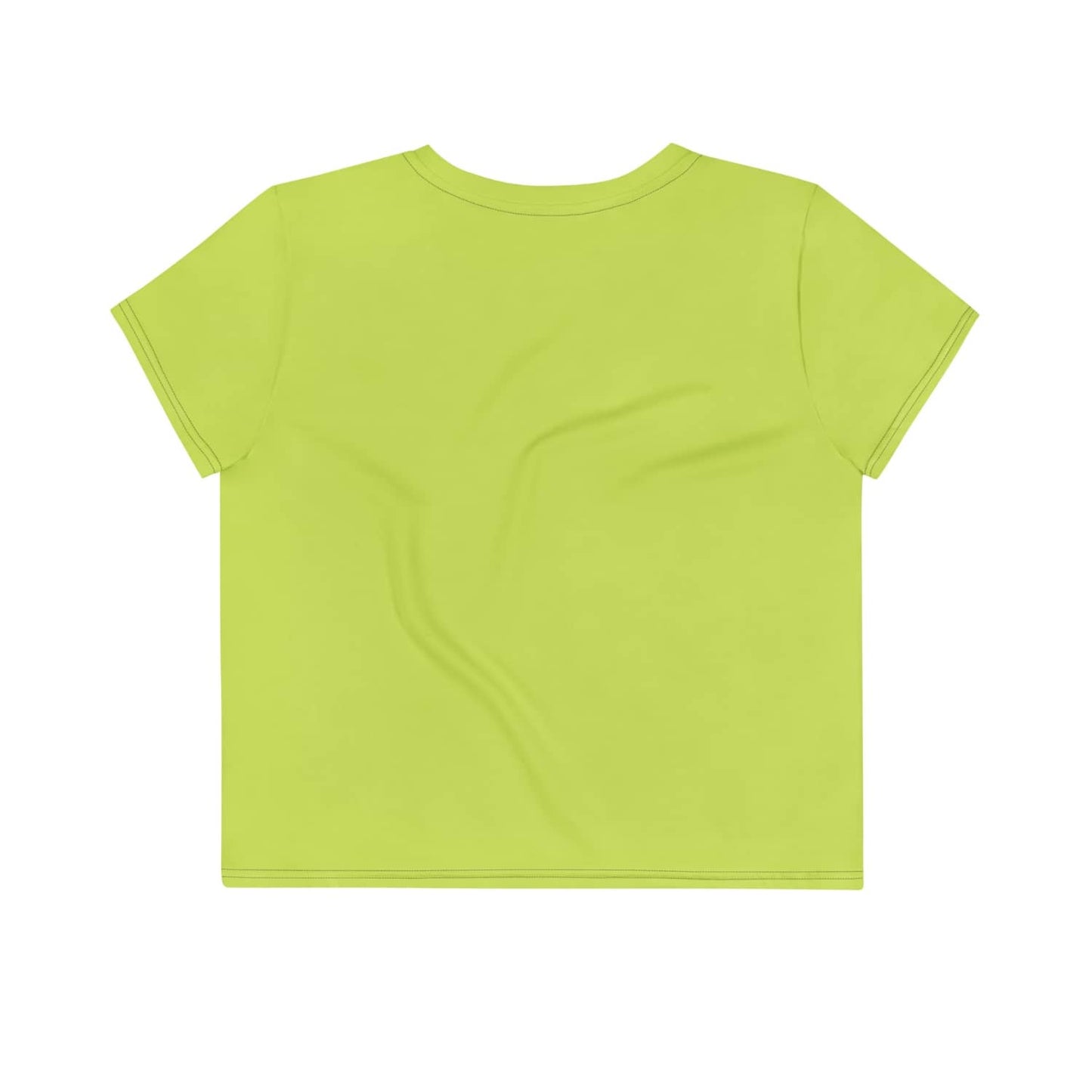 Alloverprint Damen Crop-Top PF3207 Football limette