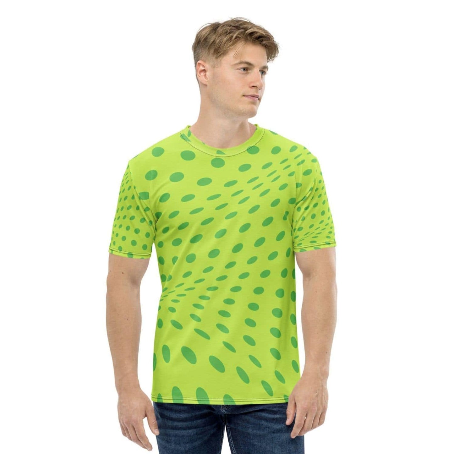 Alloverprint Herren T-Shirt HB7048 limette grün