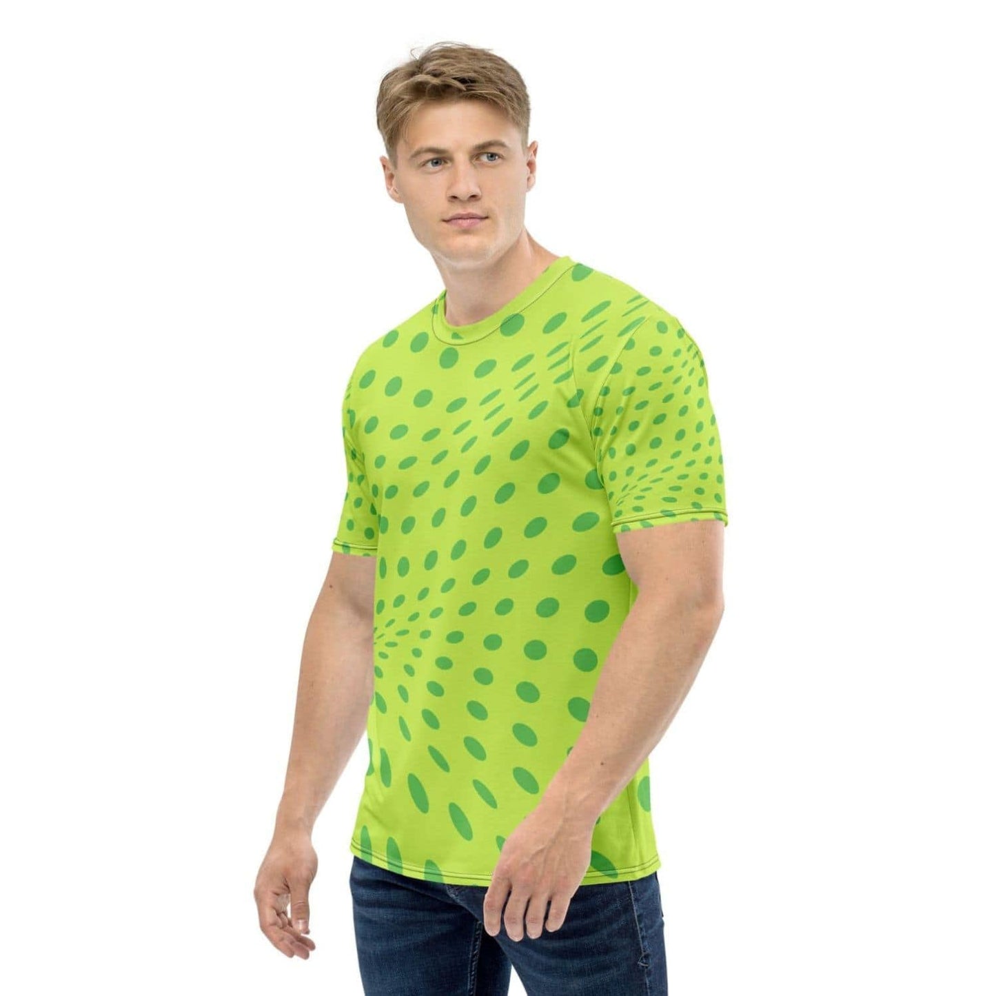 Alloverprint Herren T-Shirt HB7048 limette grün