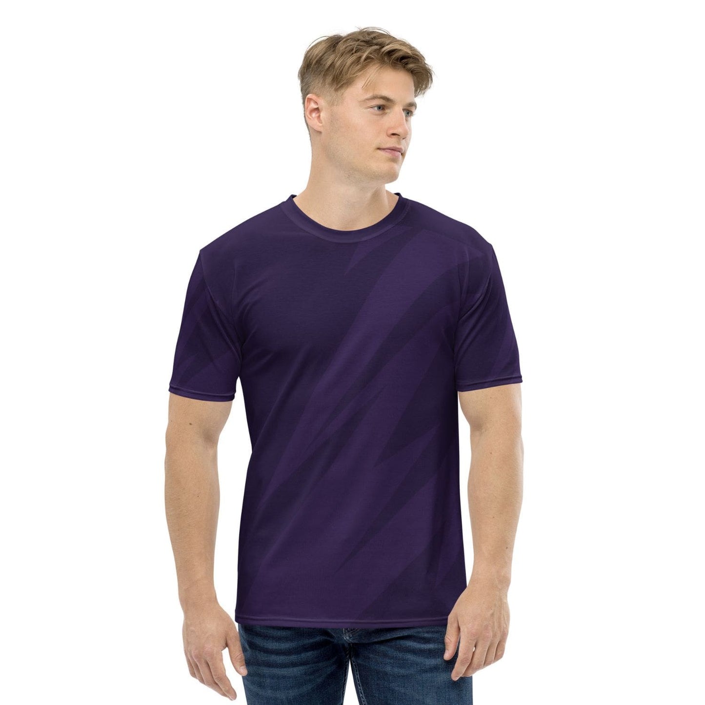 Alloverprint Herren T-Shirt HB7085 Geometric violett