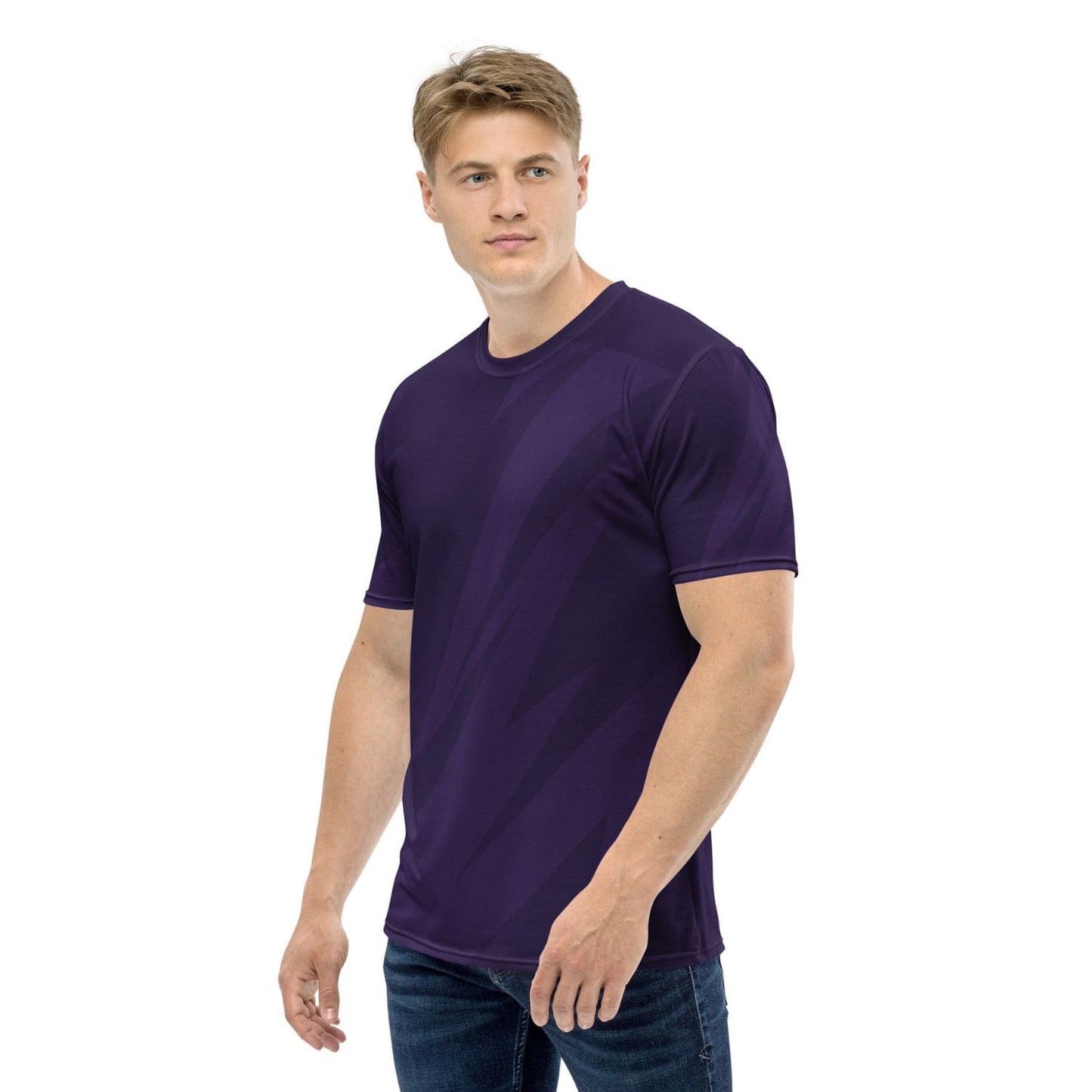 Alloverprint Herren T-Shirt HB7085 Geometric violett