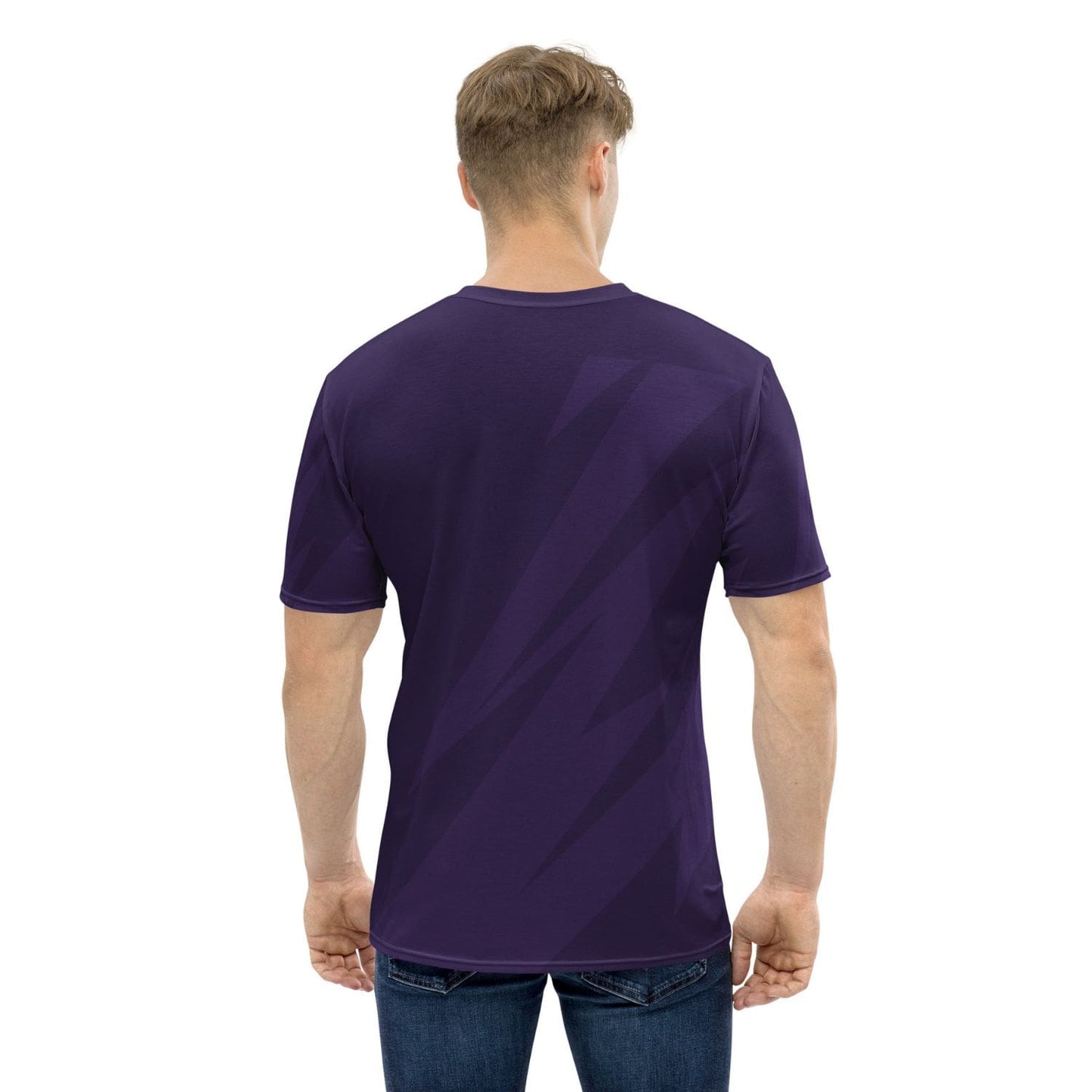 Alloverprint Herren T-Shirt HB7085 Geometric violett