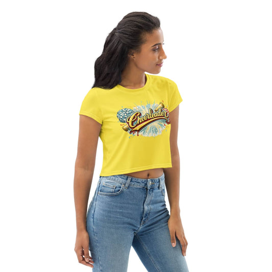 Basic Rockwear Damen Crop-Top Cheerleader PF3266 gelb
