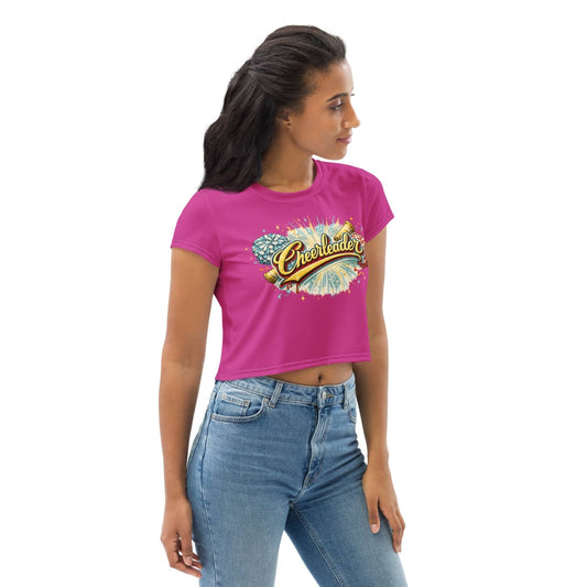 Basic Rockwear Damen Crop-Top Cheerleader PF3267 pink