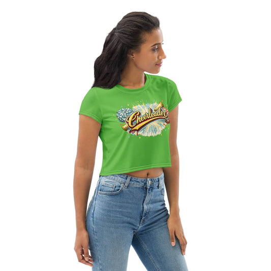 Basic Rockwear Damen Crop-Top Cheerleader PF3268 grün