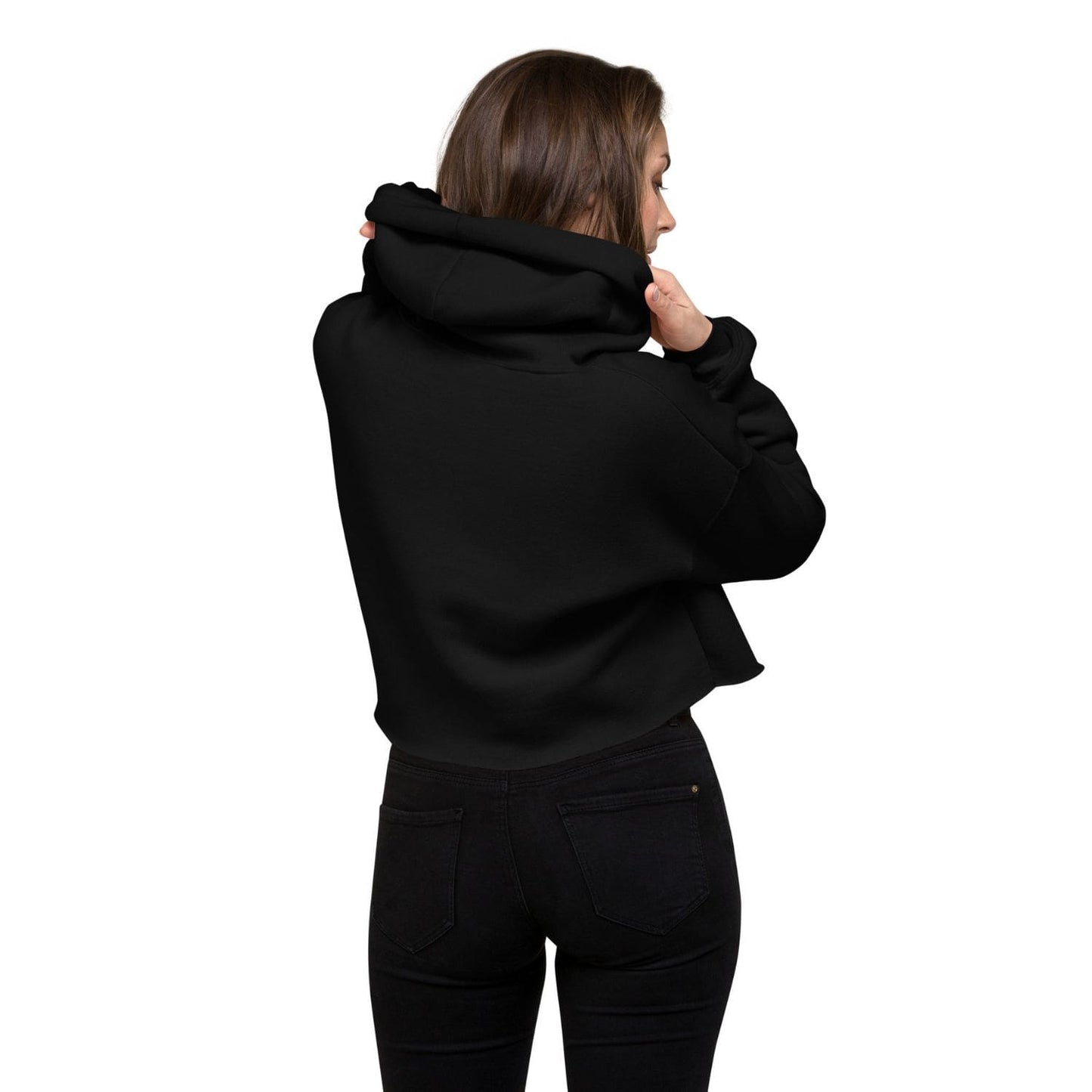 Bella Canvas Cropped Hoodie HB3058 Sneaker schwarz