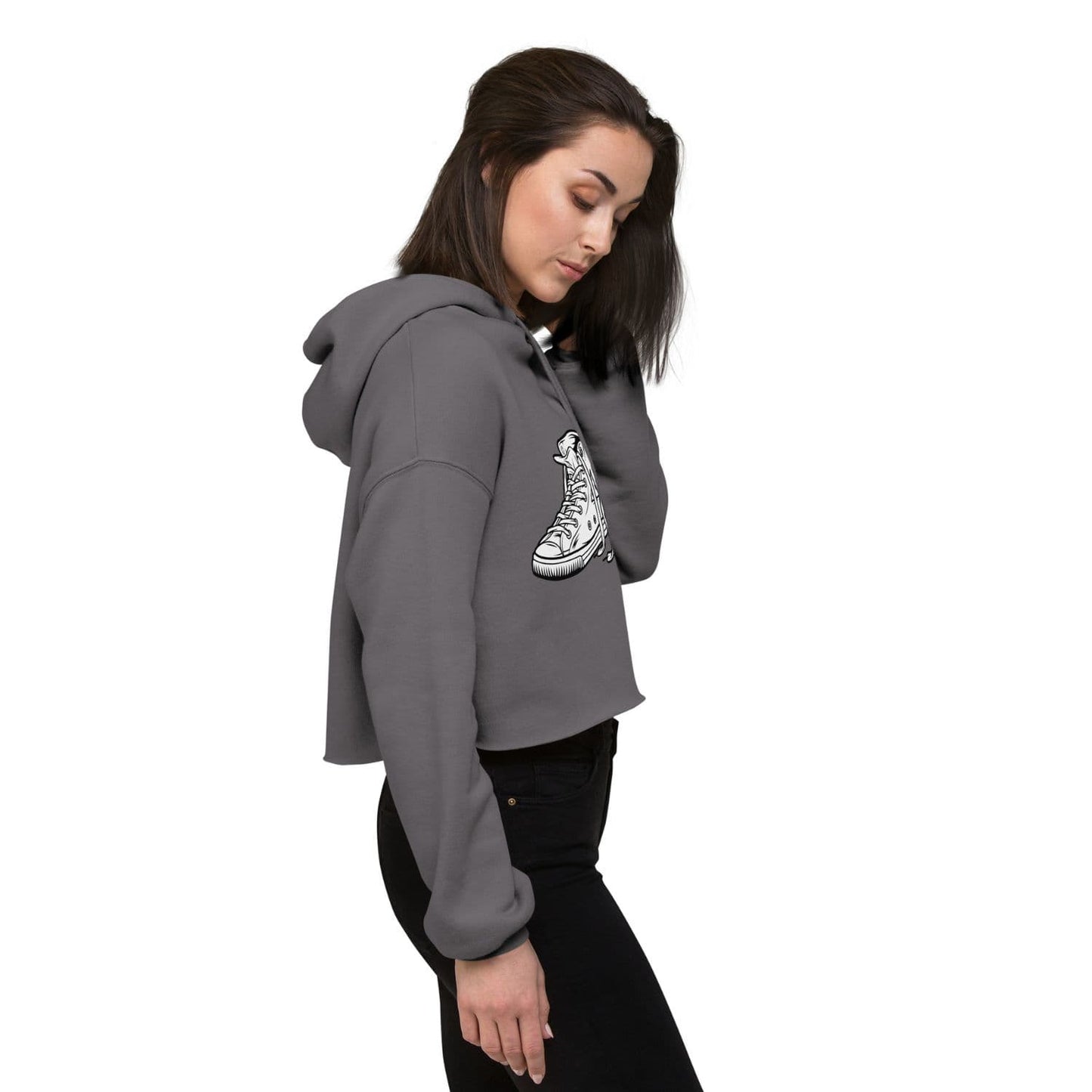 Bella Canvas Cropped Hoodie HB3059 Sneaker storm grey