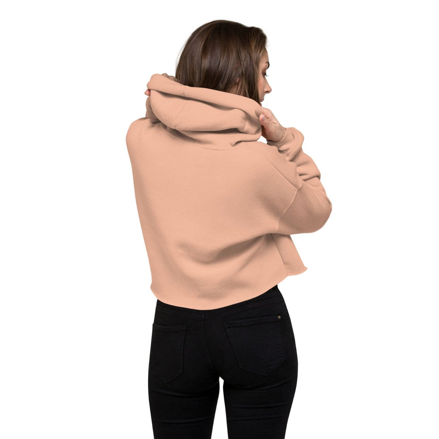 Bella Canvas Cropped Hoodie HB3061 Sneaker peach