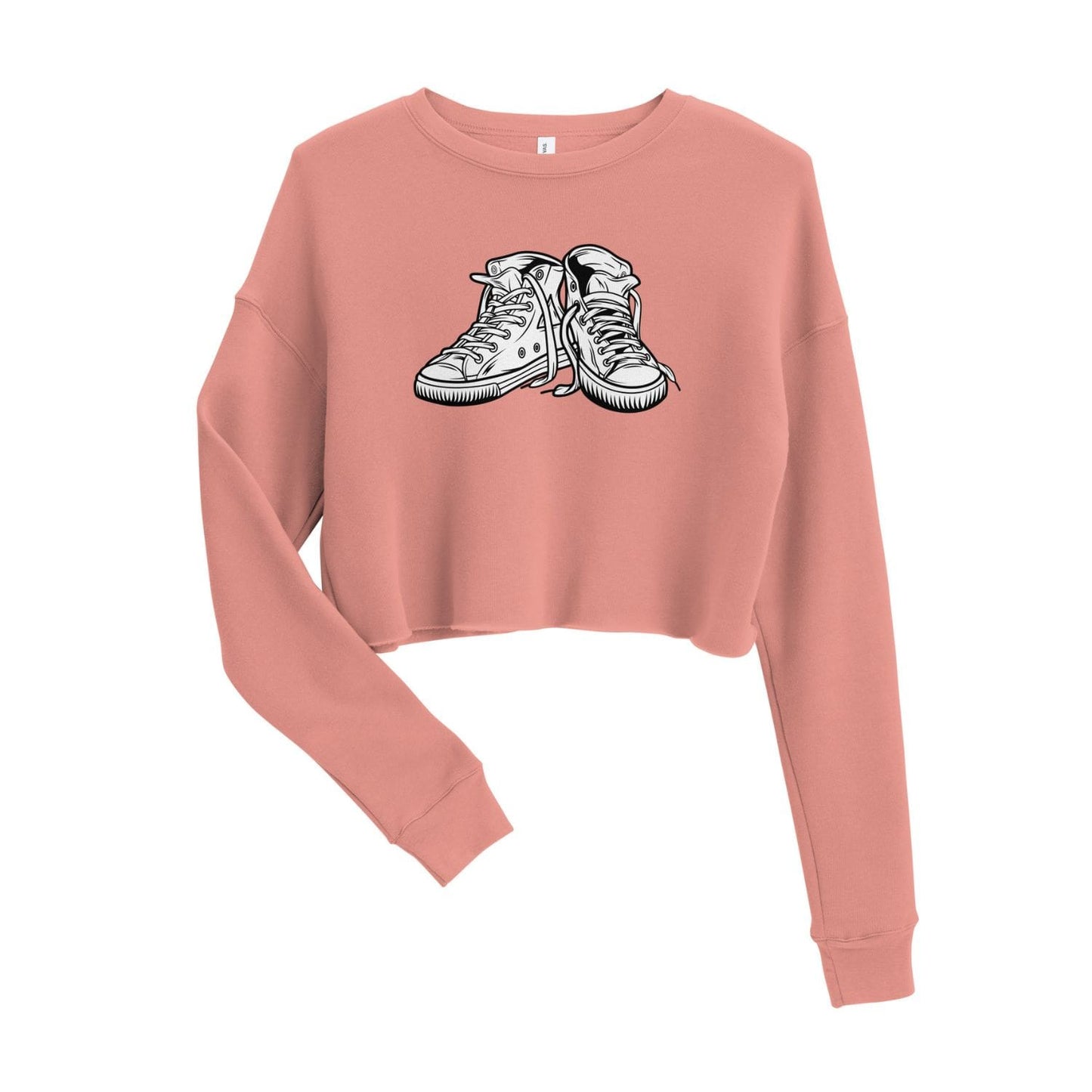 Bella Canvas Cropped Sweater HB3063 Sneaker mauve