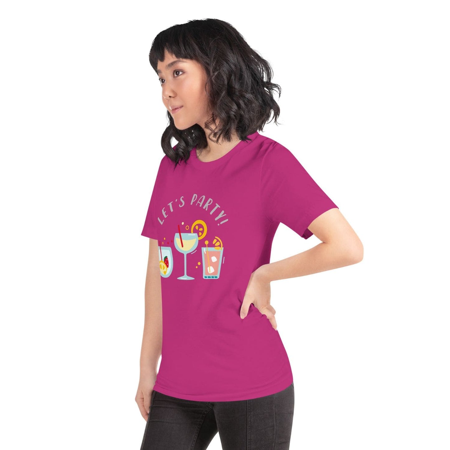 Bella Canvas Damen T-Shirt HB3073 Party berry red