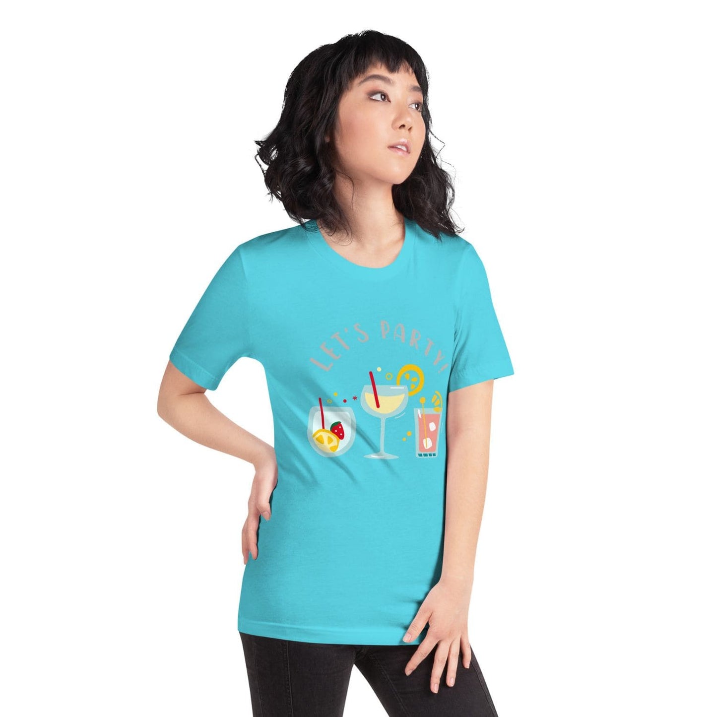 Bella Canvas Damen T-Shirt HB3074 Party türkis