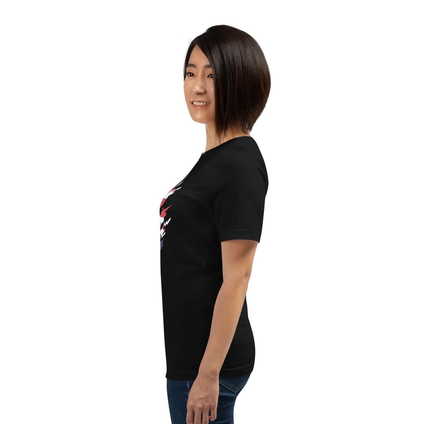 Bella Canvas Damen T-Shirt HB3075 Union Jack schwarz