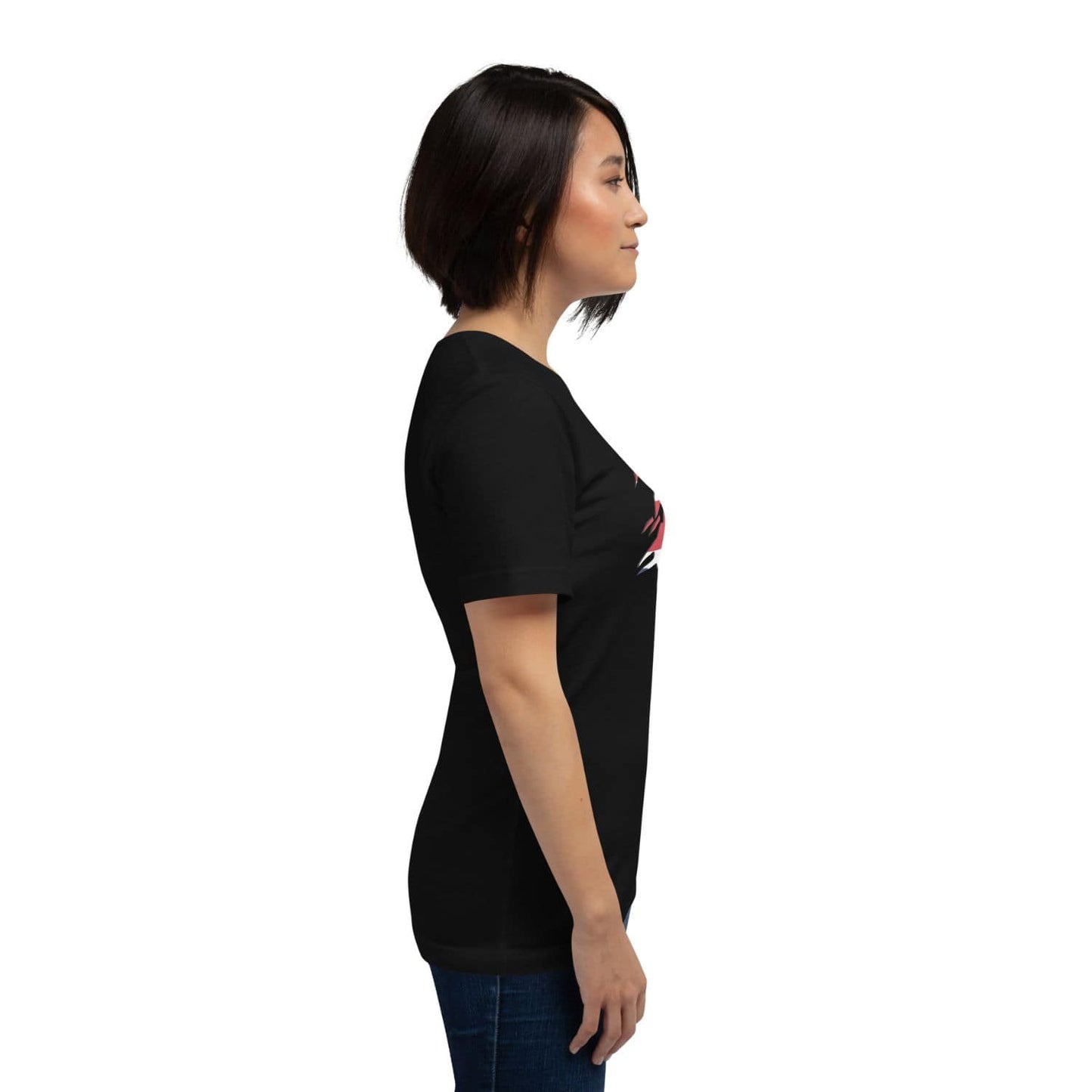 Bella Canvas Damen T-Shirt HB3075 Union Jack schwarz