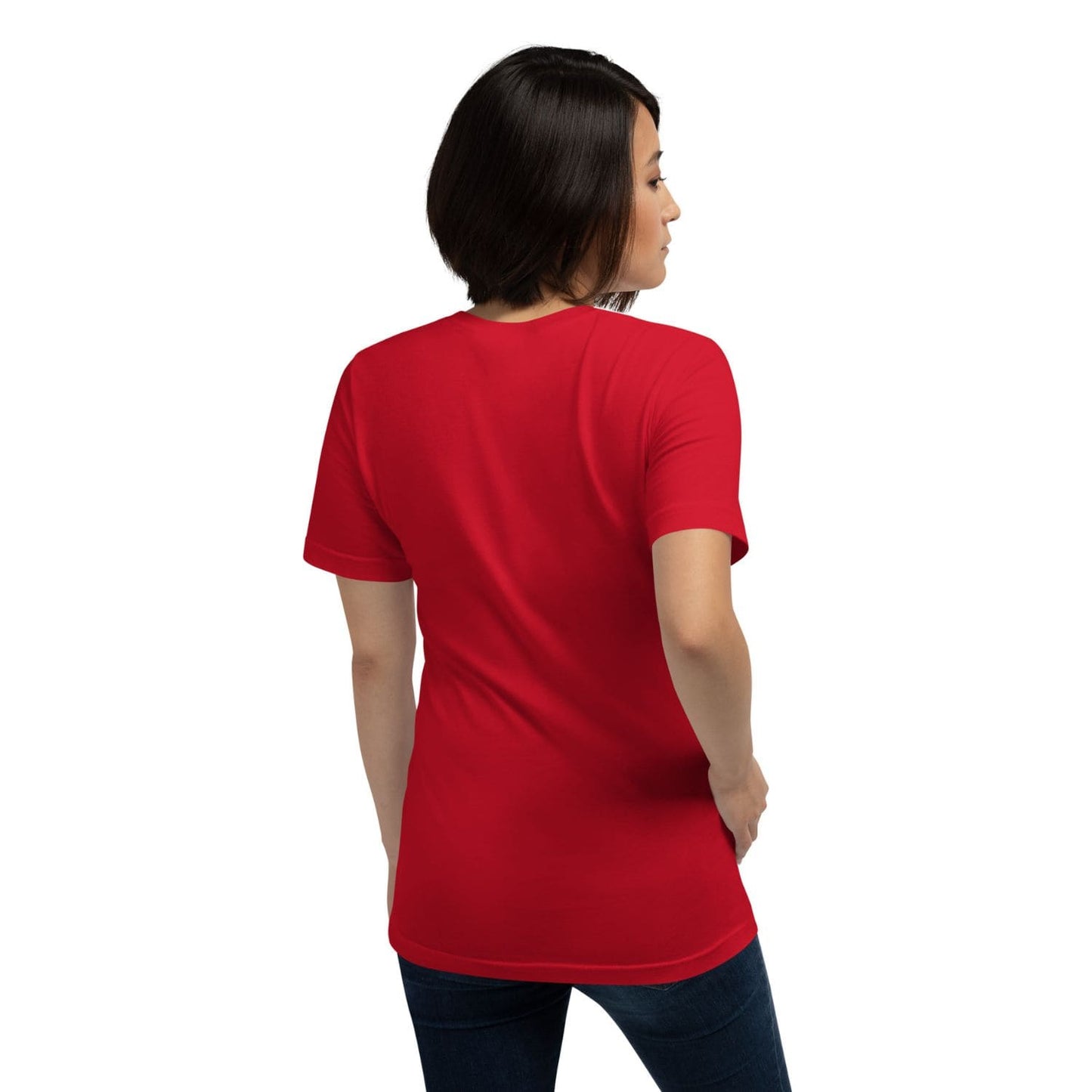 Bella Canvas Damen T-Shirt HB3077 Union Jack rot