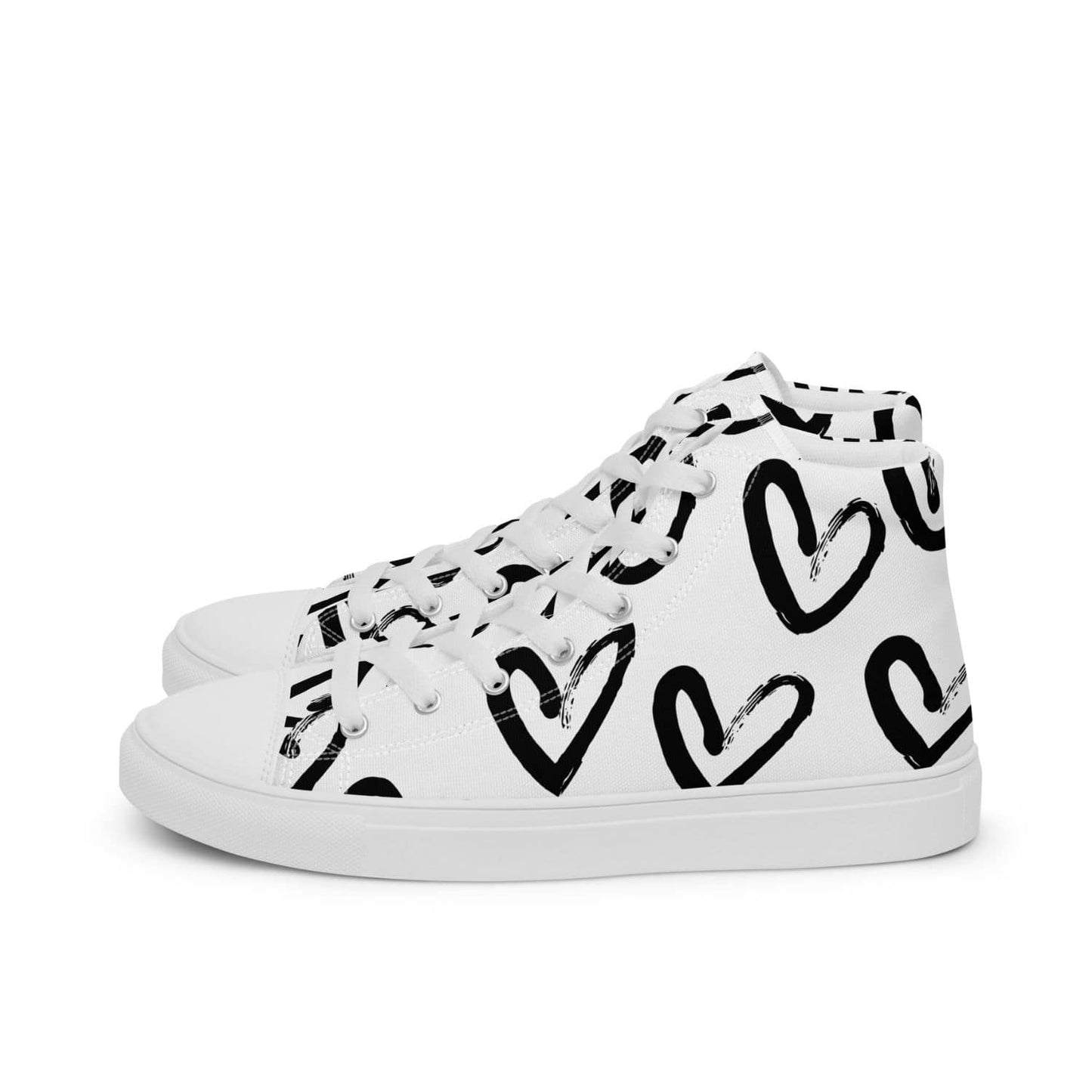 Damen High-Top Sneaker HB4026 weiss Simple Hearts