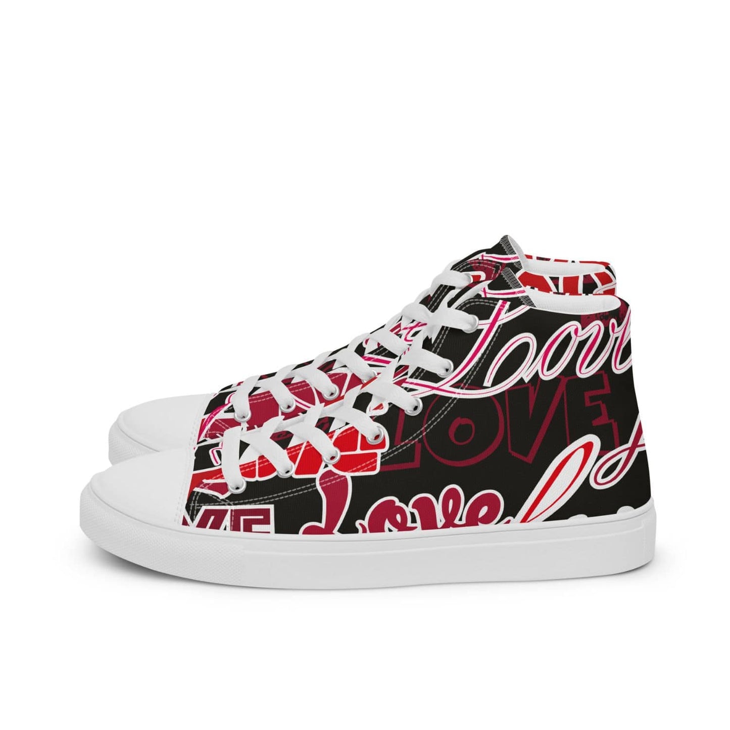 Damen High-Top Sneaker HB4029 weiss Black Love