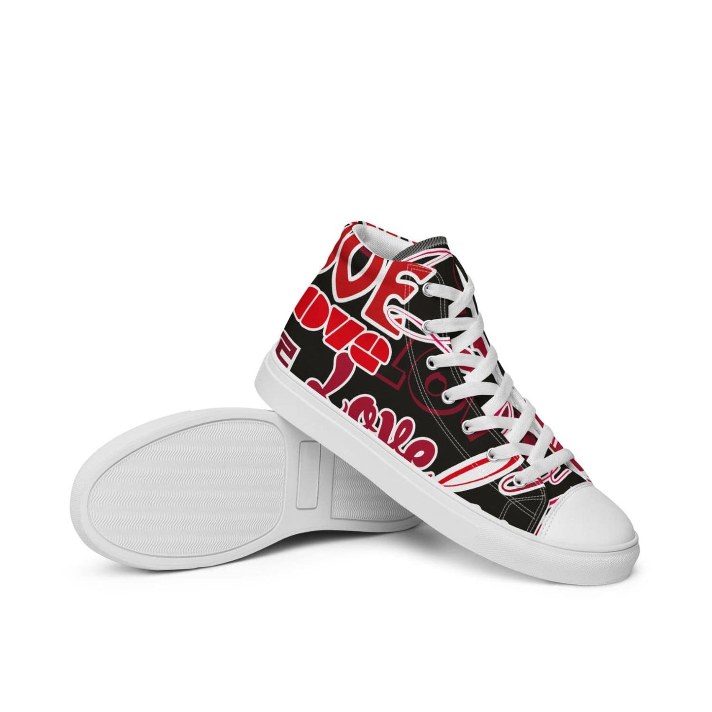 Damen High-Top Sneaker HB4029 weiss Black Love