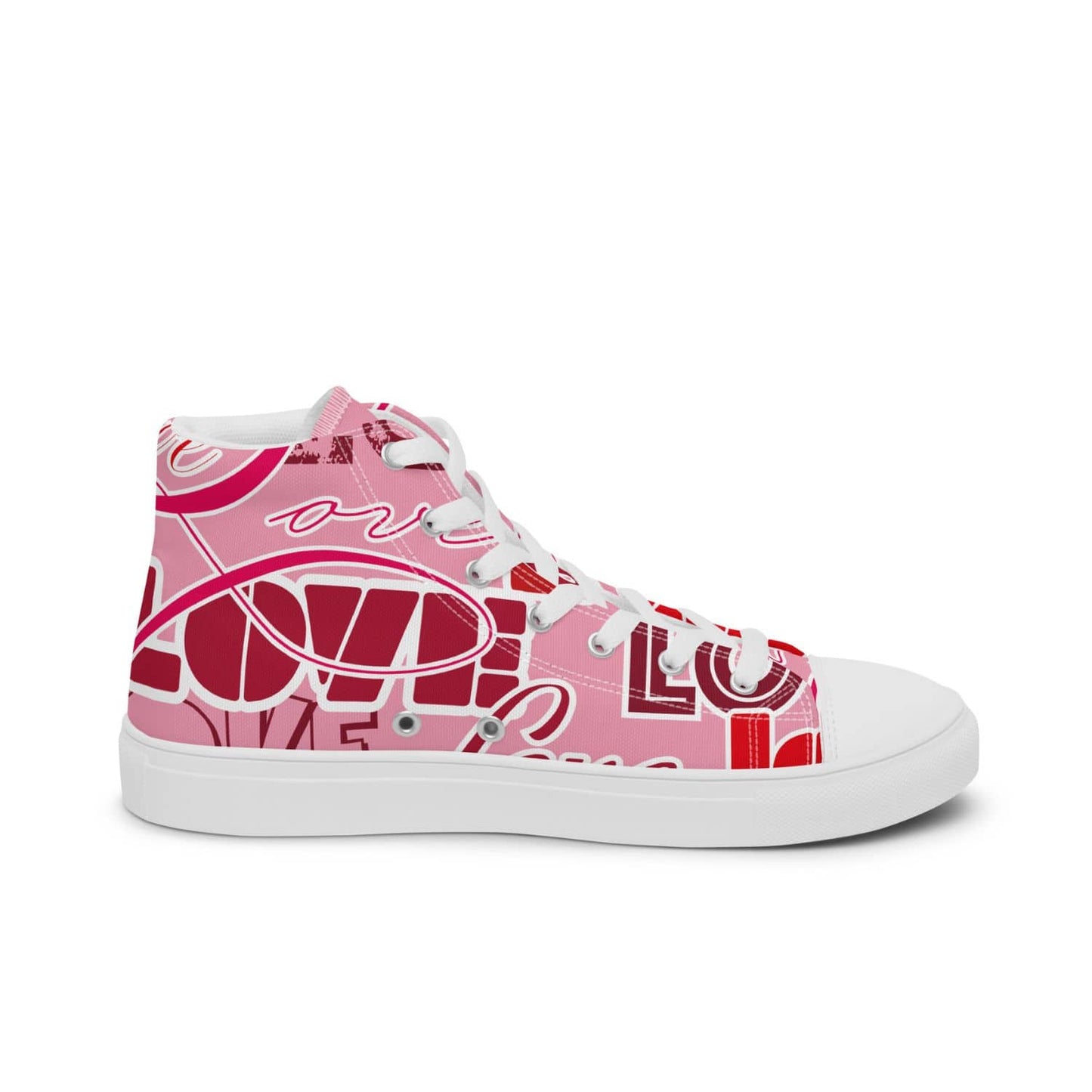 Damen High-Top Sneaker HB4030 weiss Pink Love