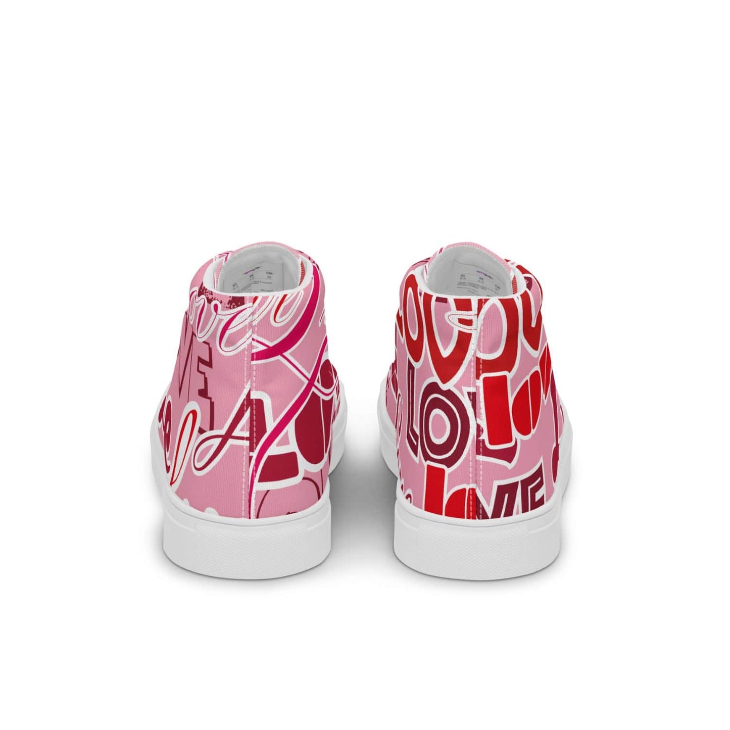 Damen High-Top Sneaker HB4030 weiss Pink Love