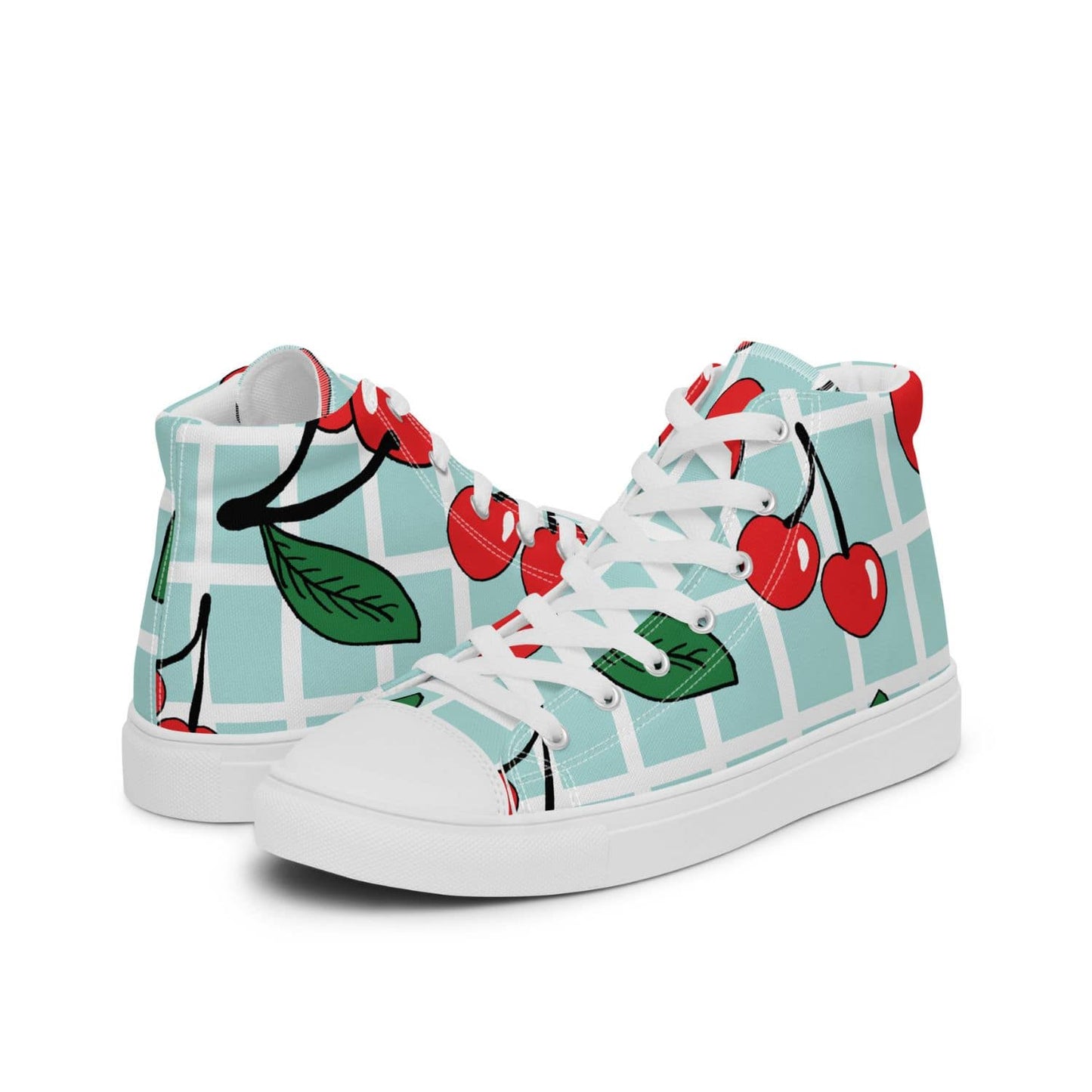 Damen High-Top Sneaker HB4033 weiss Sweet Cherries