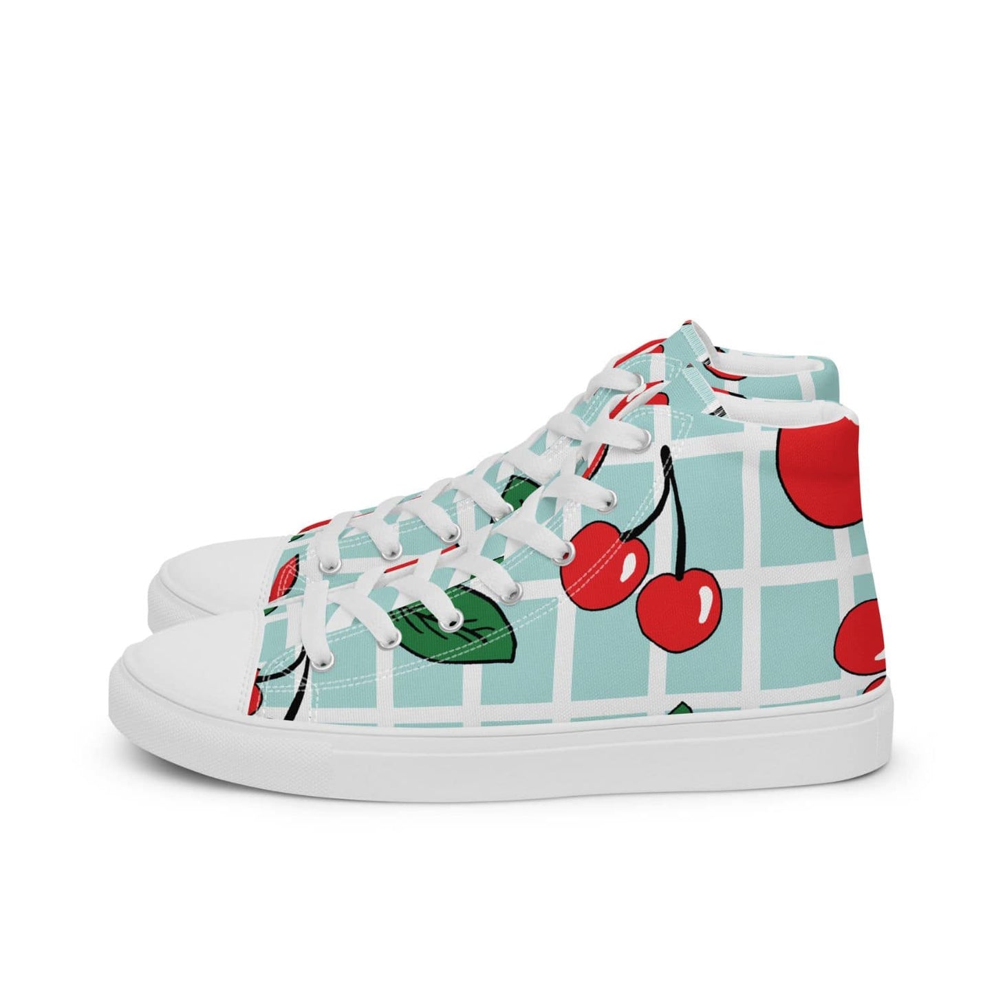 Damen High-Top Sneaker HB4033 weiss Sweet Cherries
