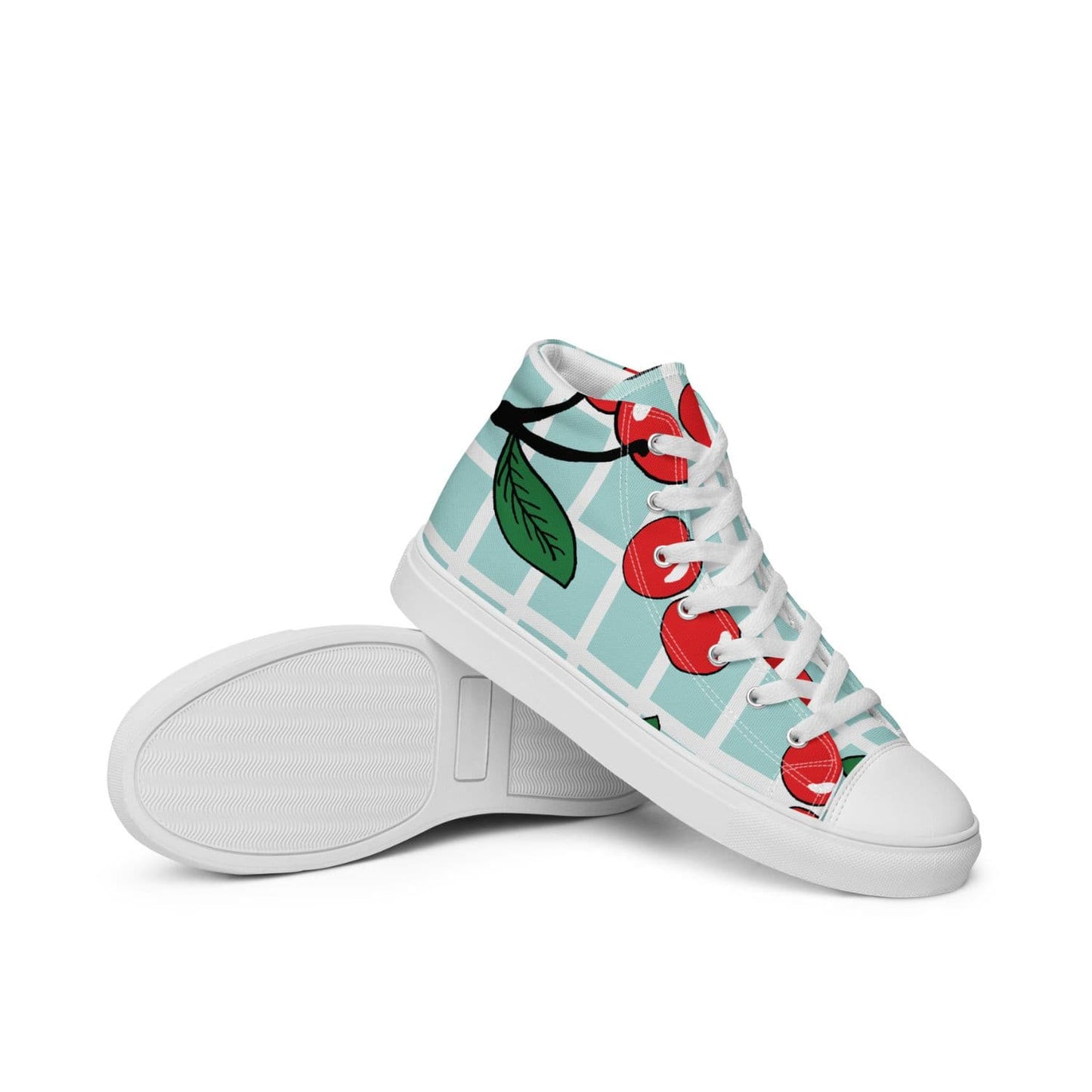 Damen High-Top Sneaker HB4033 weiss Sweet Cherries