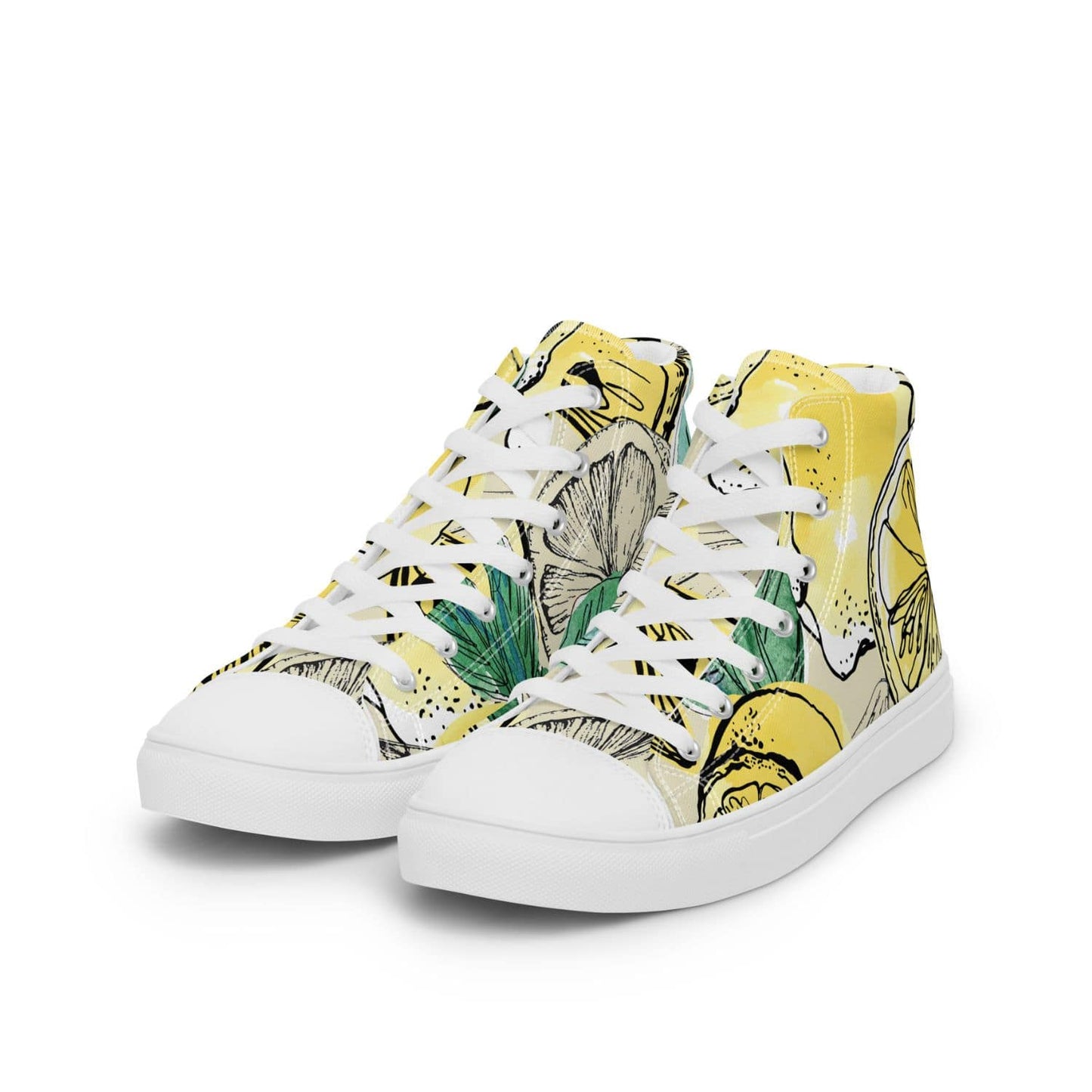 Damen High-Top Sneaker HB4034 weiss Lemon on Ice