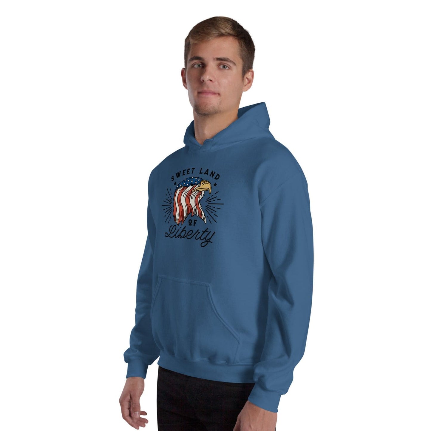 Gildan Classic Herren Hoodie HB7114 liberty indigo blue