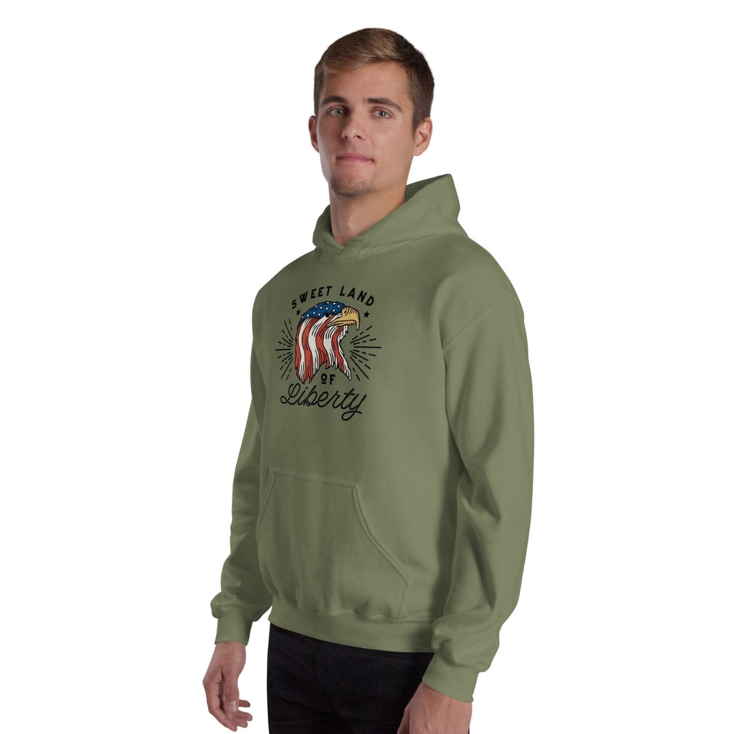 Gildan Classic Herren Hoodie HB7115 liberty military green