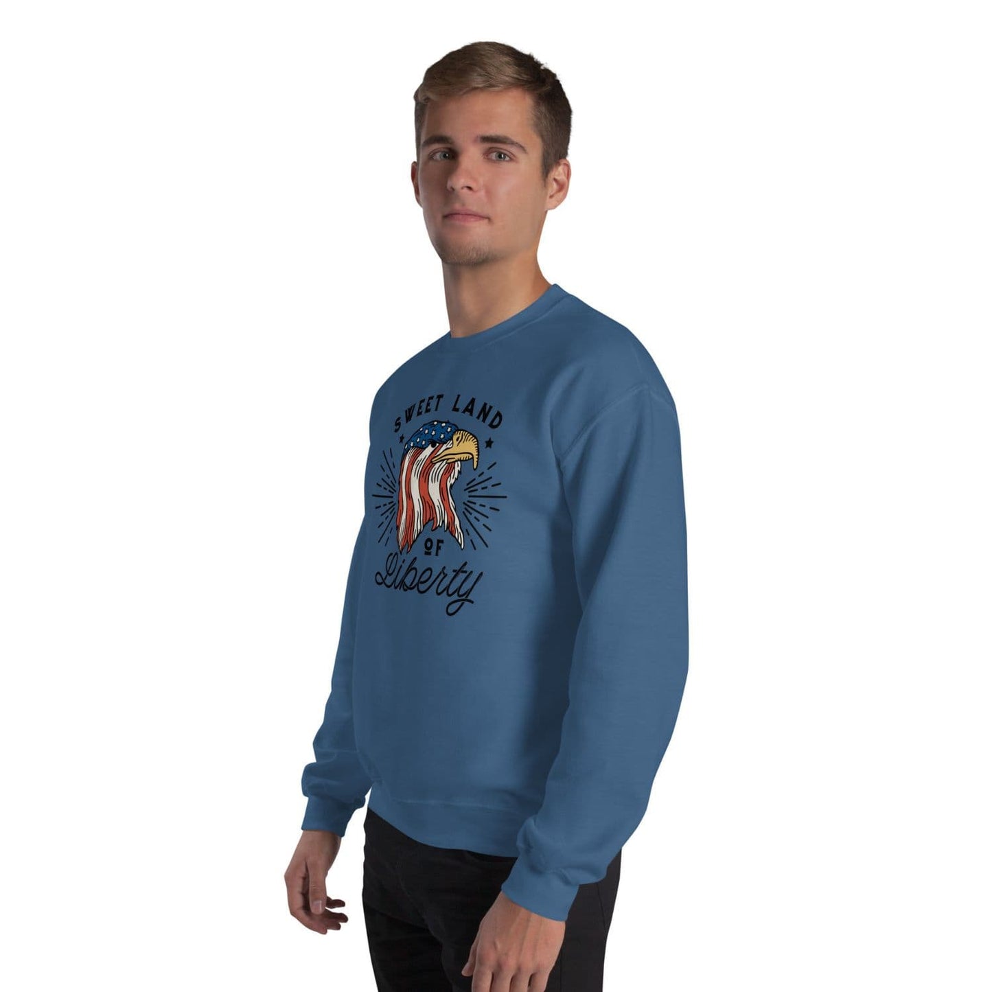Gildan Classic Herren Sweater HB7111 liberty indigo blue