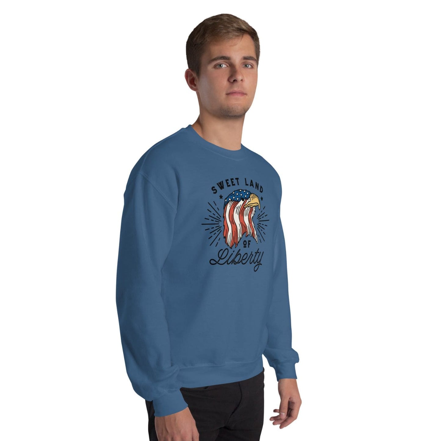 Gildan Classic Herren Sweater HB7111 liberty indigo blue