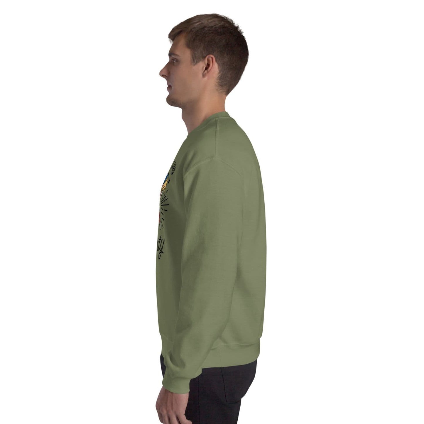 Gildan Classic Herren Sweater HB7112 liberty military green