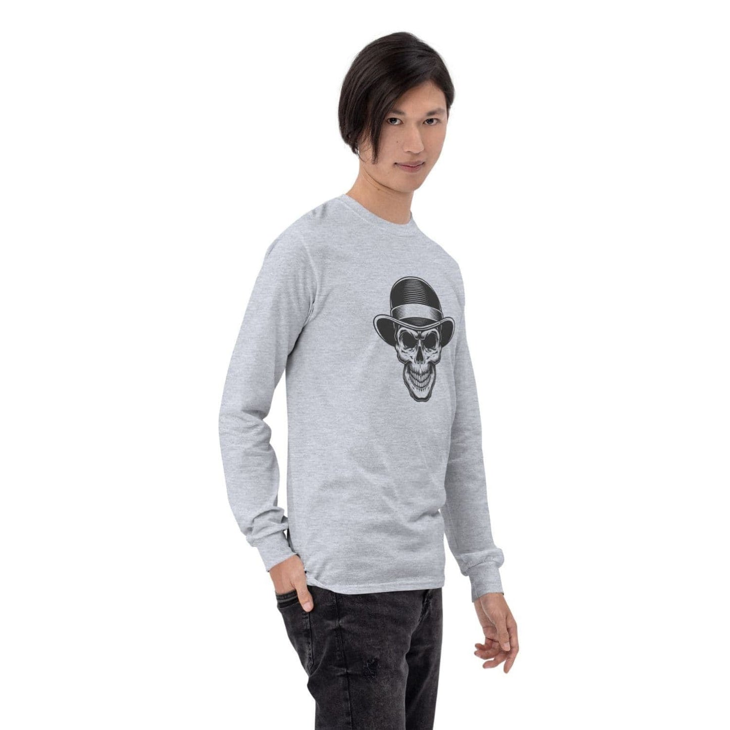 Gildan Herren Longsleeve-Shirt HB7101 sport grey