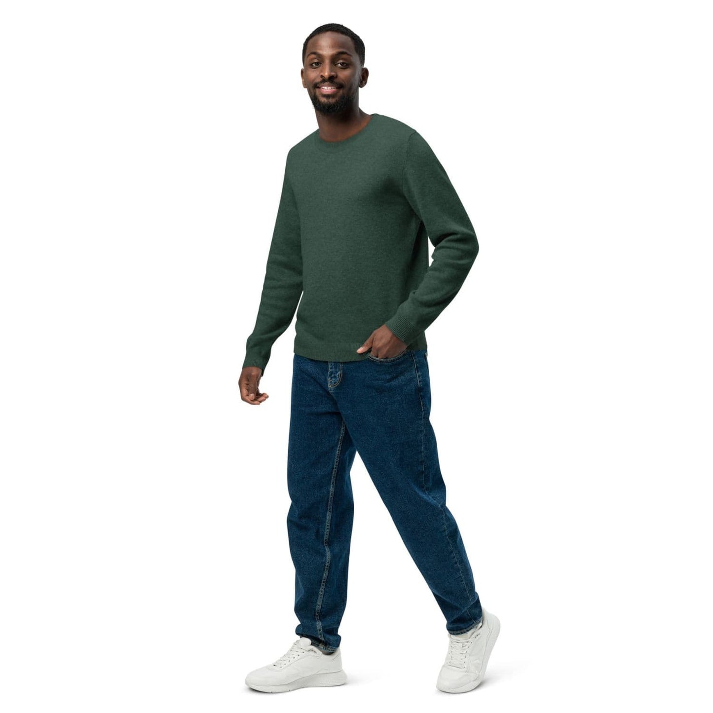 Herren Classic Strickpullover HB7108 kiefer