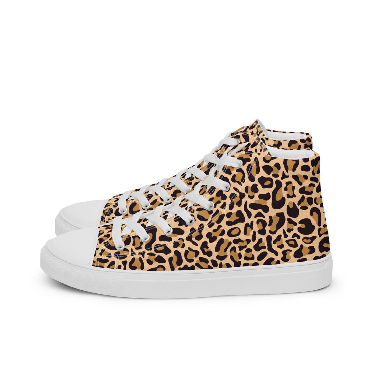 Herren High-Top Sneaker HB8018 weiss Leopard Print