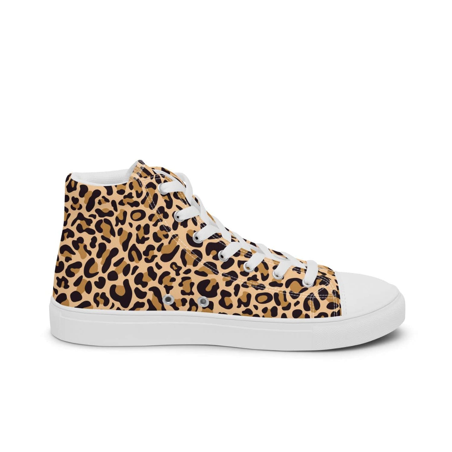 Herren High-Top Sneaker HB8018 weiss Leopard Print