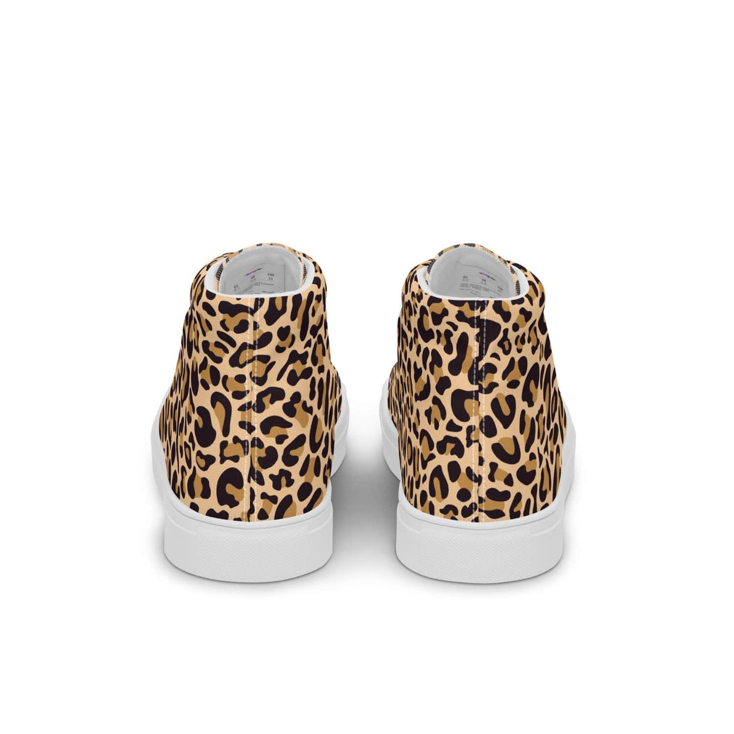 Herren High-Top Sneaker HB8018 weiss Leopard Print