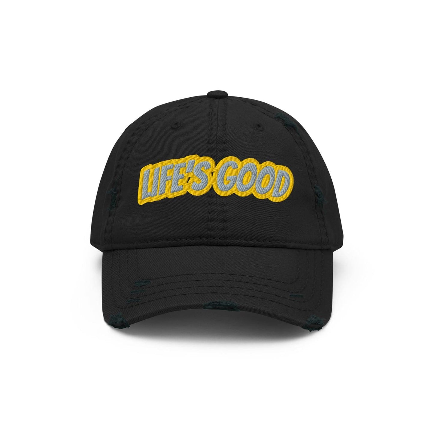 Otto Cap Destressed Dad-Hat HB1065 Life schwarz