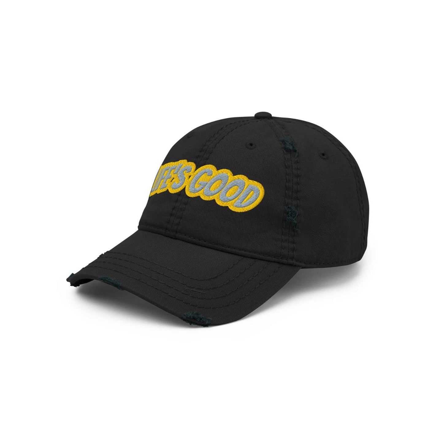 Otto Cap Destressed Dad-Hat HB1065 Life schwarz