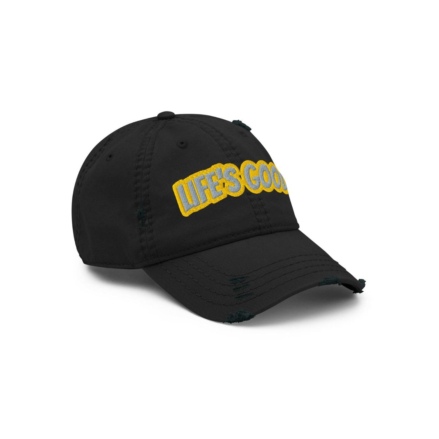 Otto Cap Destressed Dad-Hat HB1065 Life schwarz