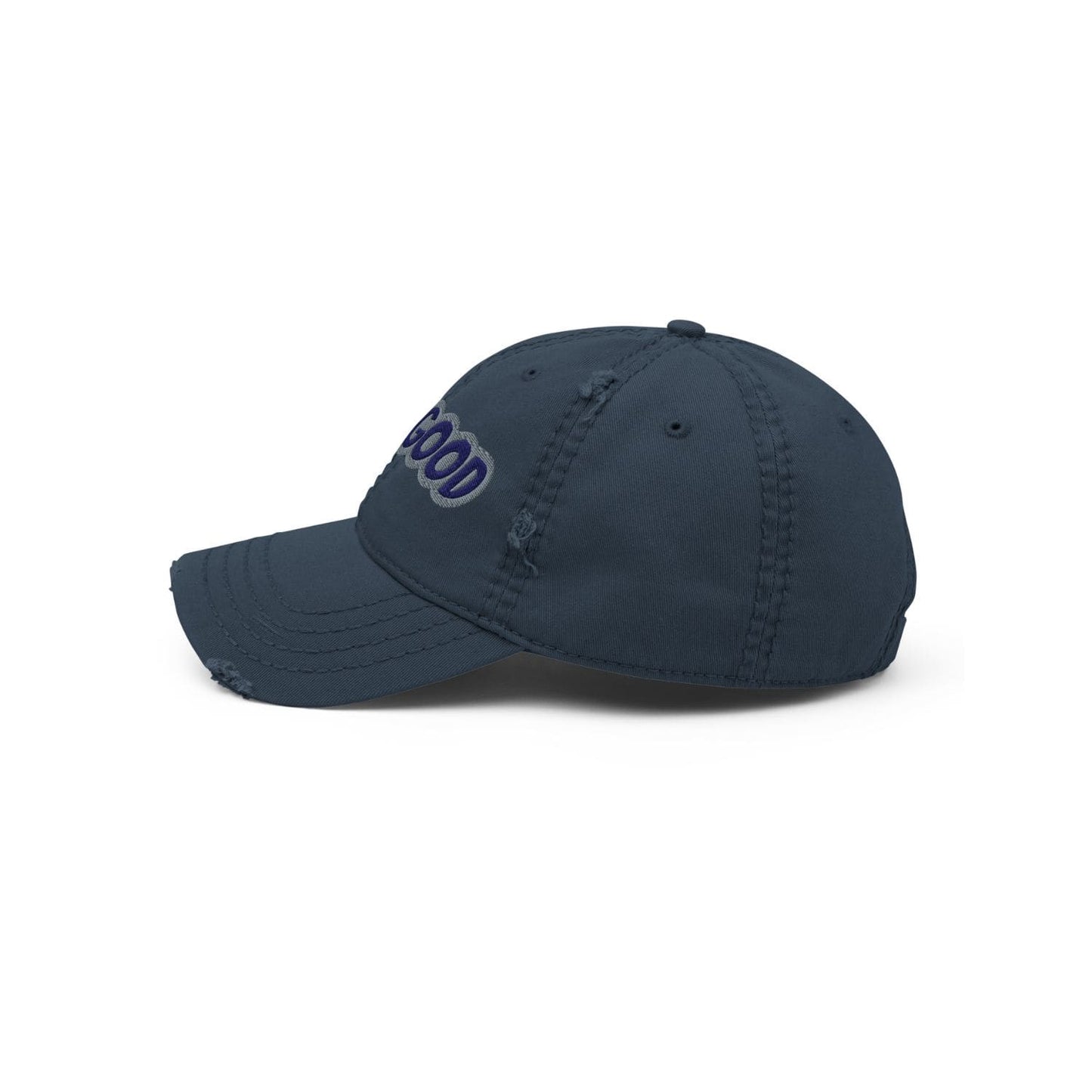 Otto Cap Destressed Dad-Hat HB1066 Life navy blue
