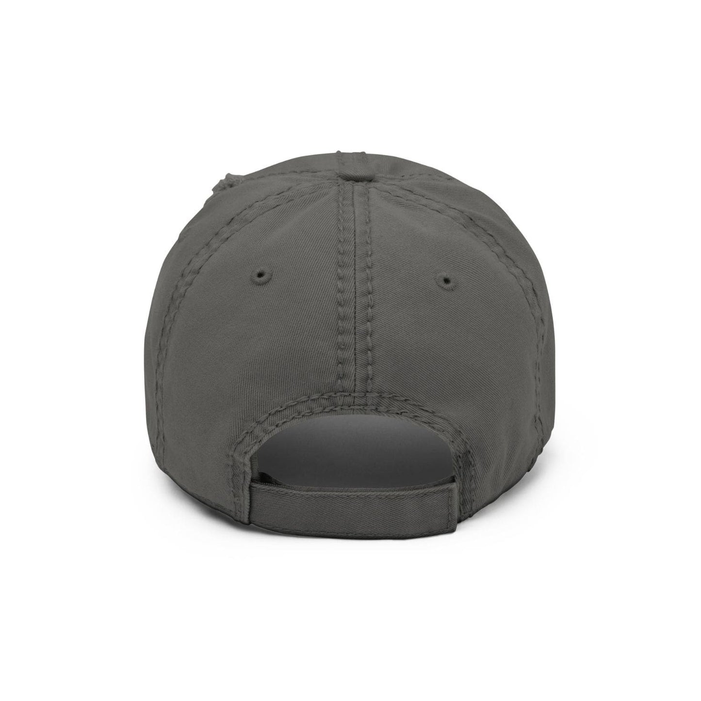 Otto Cap Destressed Dad-Hat HB1067 Life charcoal grey