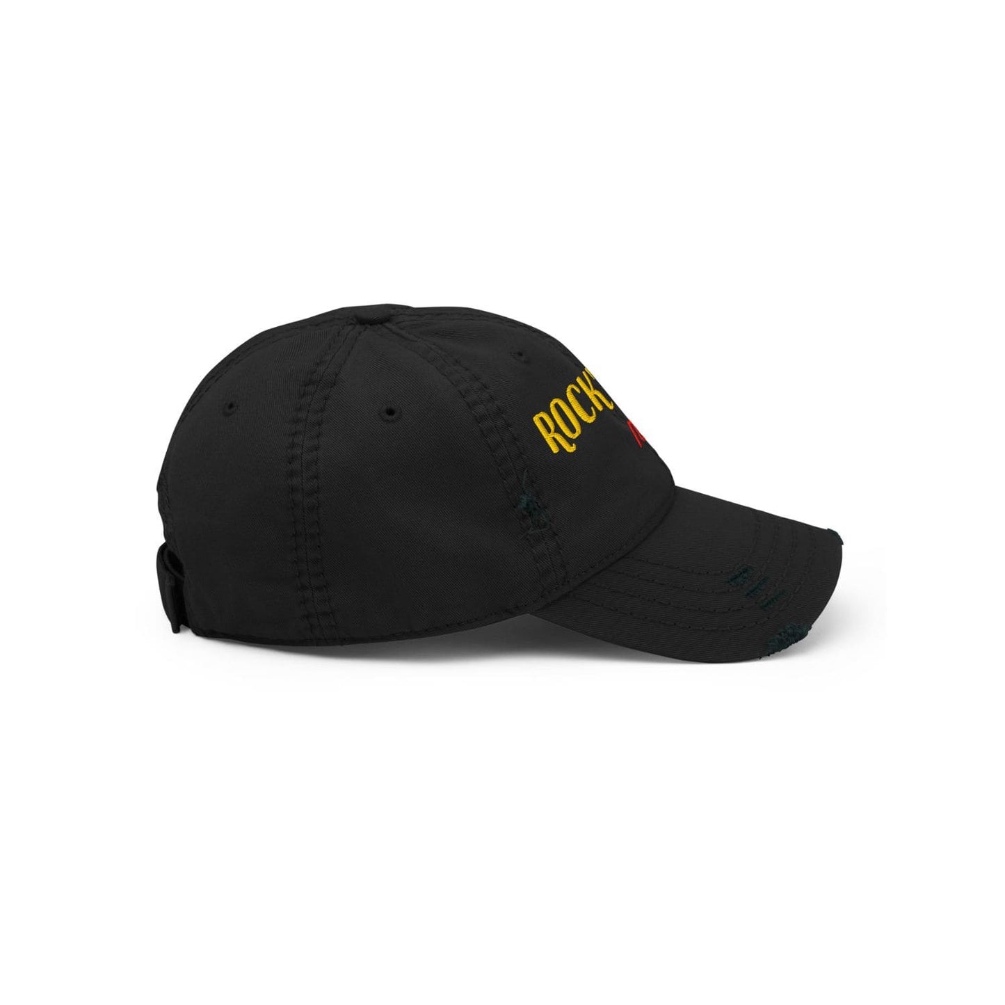 Otto Cap Destressed Dad-Hat HB1069 Rock'n Roll schwarz