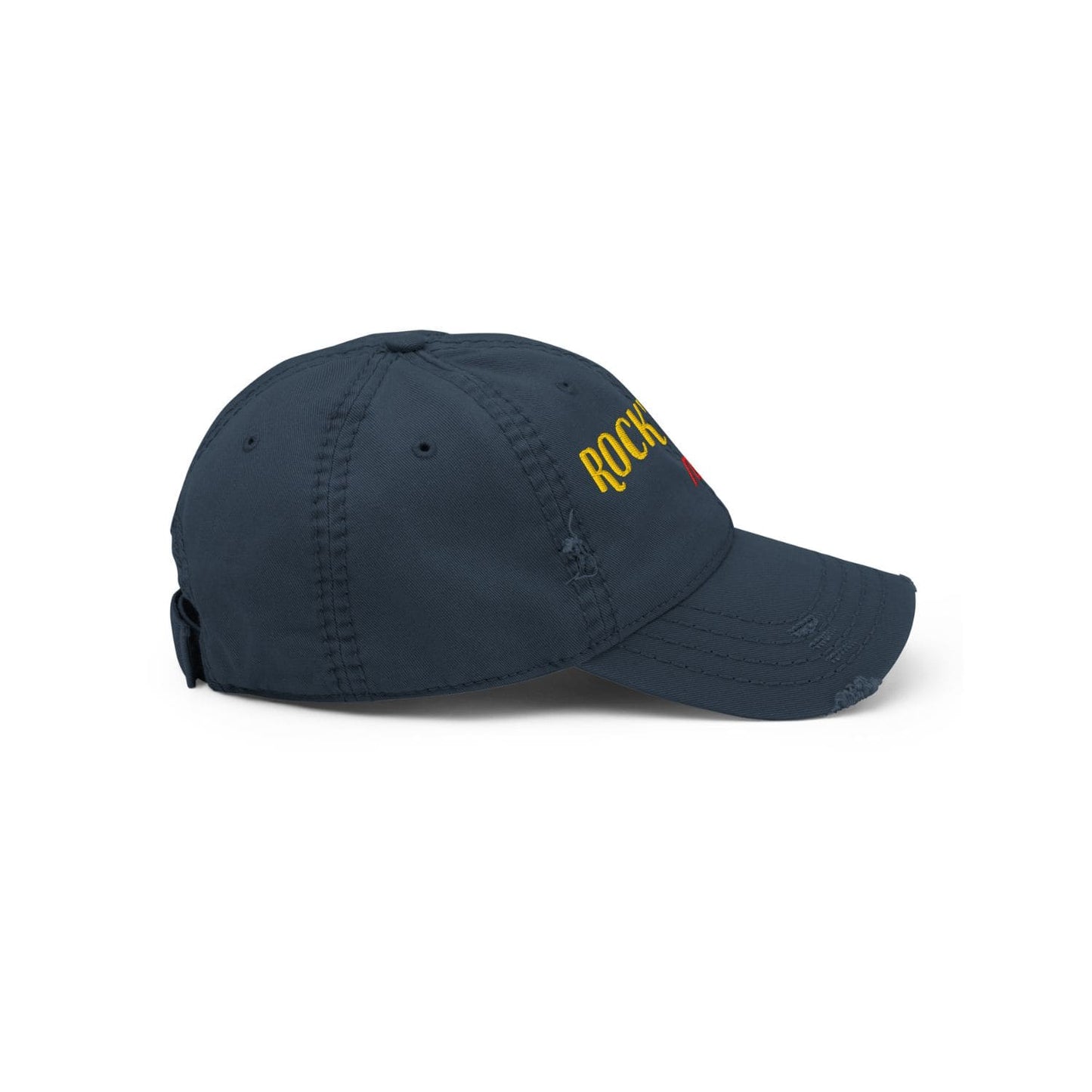 Otto Cap Destressed Dad-Hat HB1070 Rock'n Roll navy blue