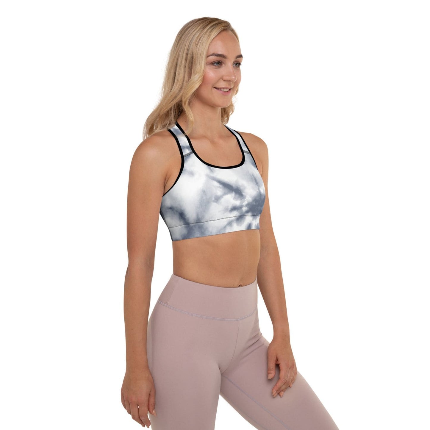 Padded Bustier Sport BH HB5039 black grey