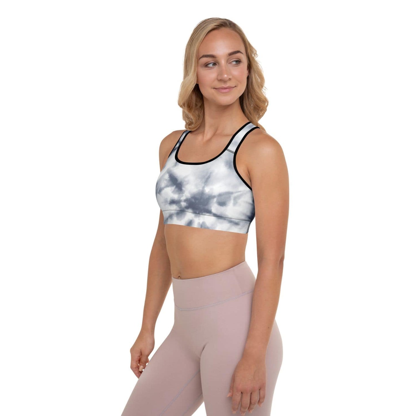 Padded Bustier Sport BH HB5039 black grey