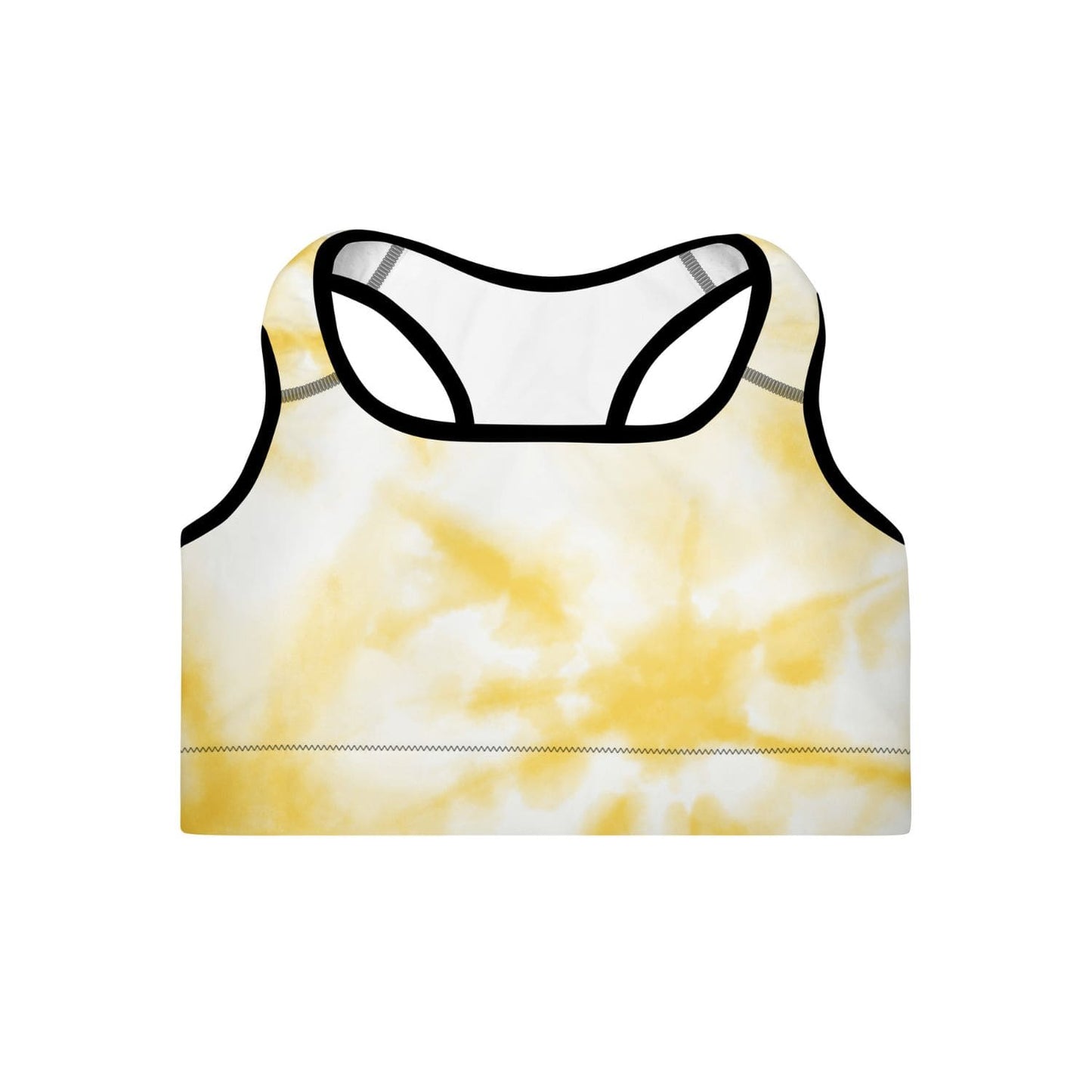 Padded Bustier Sport BH HB5040 black yellow